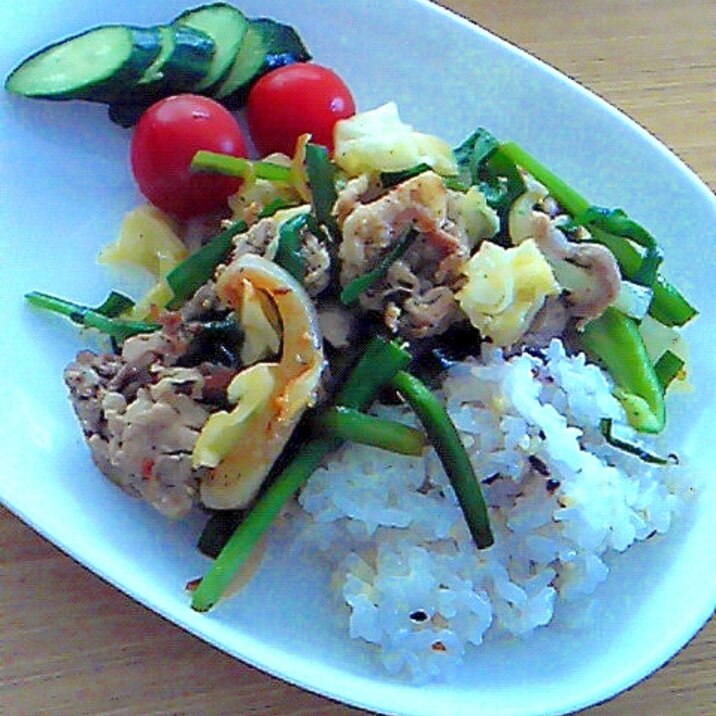 ワンプレートに 簡単 豚肉のハーブオイル野菜炒め レシピ 作り方 By ちゃふー 楽天レシピ ワンプレートに 簡単 豚肉のハーブオイル野菜炒め レシピ 作り方 By ちゃふー 楽天レシピ